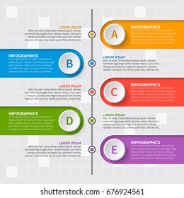 vector abstract 3d paper infographic elements.Business infographics.