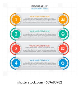 vector abstract 3d paper infographic elements.Business infographics
