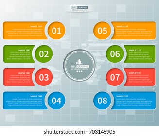 vector abstract 3d paper infographic elements.Business infographics.