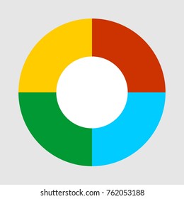 vector abstract 3d paper infographic elements.Circular infographics.Vector circle infographics set