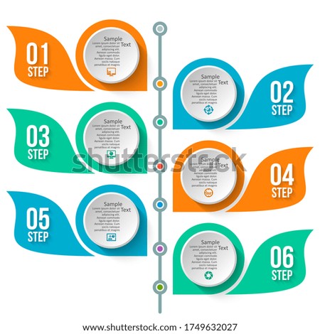 vector abstract 3d paper infographic elements.Business infographics