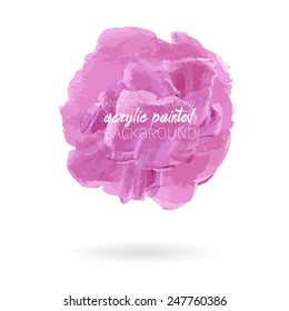 Vector Abstract acrylic painted brush background