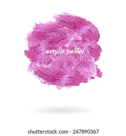 Vector Abstract acrylic painted brush background