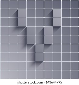 vector abstract alphabet. Eps10