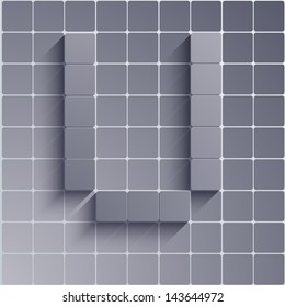 vector abstract alphabet. Eps10
