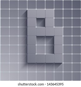 vector abstract alphabet. Eps10