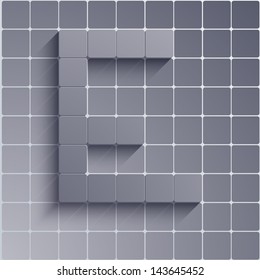 vector abstract alphabet. Eps10