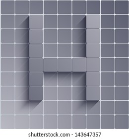 vector abstract alphabet. Eps10