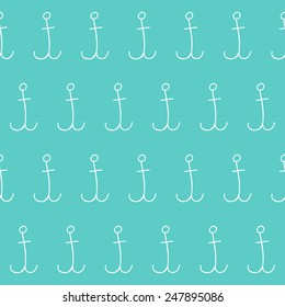 Vector abstract anchor pattern.