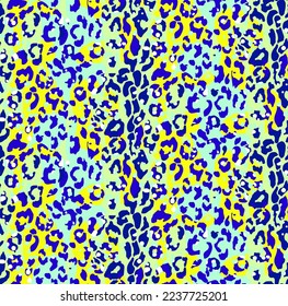 Vector Abstract Animal Skin Leopard Cheetah Panter Colorful Fun Joy soft colors cream background hand drawn illustration seamless pattern designed for womaswear fashionable suitable for print texture 