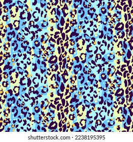 Vector Abstract Animal Skin Leopard Cheetah Panter Colorful Fun Joy soft colors cream background hand drawn illustration seamless pattern designed for womaswear fashionable suitable for print texture 
