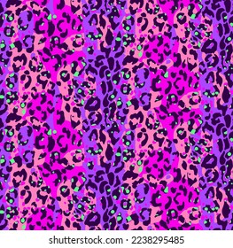 Vector Resumen Piel animal Leopardo Cheetah Panter Colorful Joy colores suaves crema ilustración de fondo sin fisuras patrón diseñado para la moda femenina adecuado para textura de impresión 