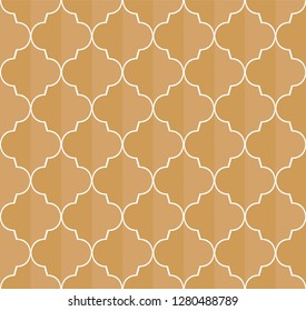 Vector abstract arabesque seamless pattern. Geometric classic background. Vintage art deco texture.