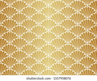 Vector abstract arabesque seamless pattern. Geometric classic background. Vintage art deco texture.