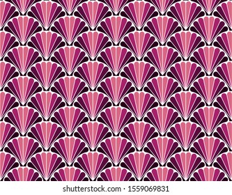 Vector abstract arabesque seamless pattern. Geometric classic background. Vintage art deco texture.