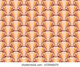 Vector abstract arabesque seamless pattern. Geometric classic background. Vintage art deco texture.