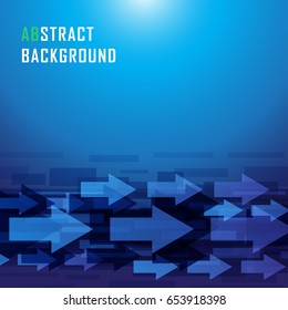 Vector abstract arrow business background. Template brochure and layout design