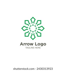 Vektor abstrakte Pfeil Logo Design