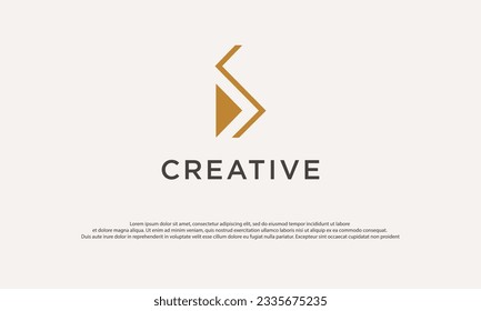 vector abstract arrow logo, icon isolated. Point logo, web abstract, direction, geometric triangles logo