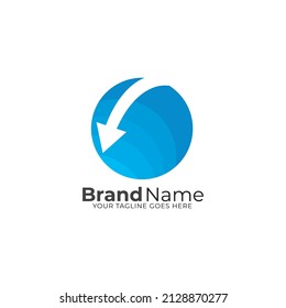Icono de flechas abstractas del vector. Elementos de diseño modernos aislados en blanco. Elementos simples del logotipo