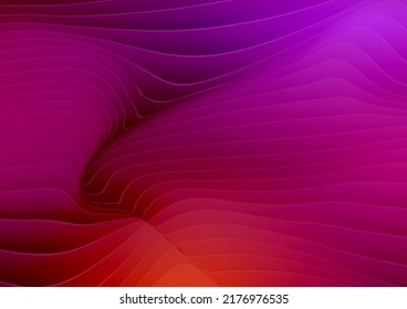 Vector abstract art, colorful background. Illustration line pattern, dynamic liquid shape on gradient color background. Futuristic modern graphic design for banner, poster, booklet, cover, wallpaper