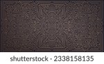 Vector abstract art deco luxury pattern, golden vintage artistic background with geometric shapes, archs and swirls. Linear retro ornament, gatsby card