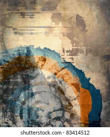  Vector Abstract Art Grunge Background