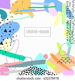 Vector Abstract artistic background. Modern and stylish abstract design poster, cover, card design.illustration for your design.