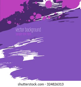 Vector abstract artistic colorful ink drops background template