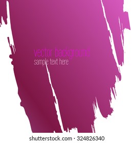 Vector abstract artistic colorful ink drops background template