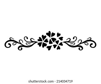 Vector of abstract artistic floral ornament