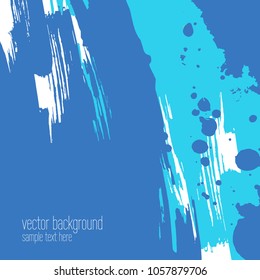 Vector abstract artistic graphic colorful ink drops texture background template