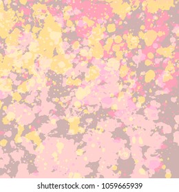 Vector abstract artistic graphic colorful ink drops texture background template