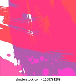 Vector abstract artistic graphic colorful ink drops texture background template