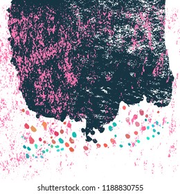 Vector abstract artistic graphic colorful ink drops texture background template