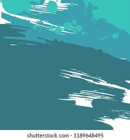 Vector abstract artistic graphic colorful ink drops texture background template