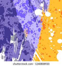 Vector abstract artistic graphic colorful ink drops texture background template