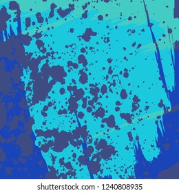 Vector abstract artistic graphic colorful ink drops texture background template