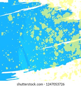 Vector abstract artistic graphic colorful ink drops texture background template