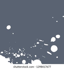 Vector abstract artistic graphic colorful ink drops texture background template