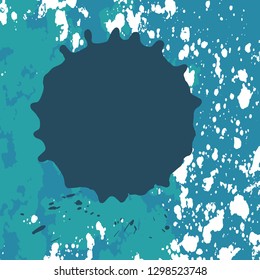 Vector abstract artistic graphic colorful ink drops texture background template