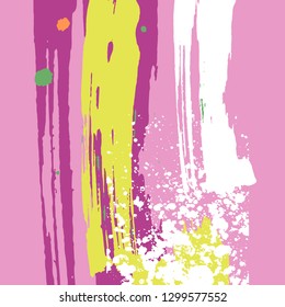 Vector abstract artistic graphic colorful ink drops texture background template