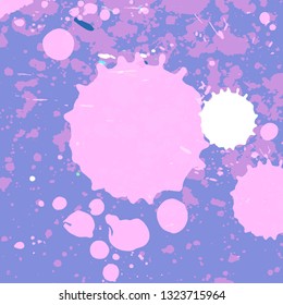 Vector abstract artistic graphic colorful ink drops texture background template