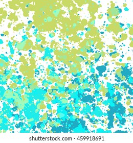 Vector abstract artistic graphic colorful ink drops texture background template