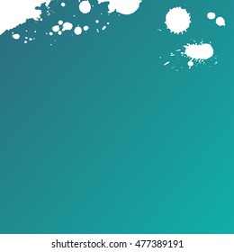 Vector abstract artistic graphic colorful ink drops texture background template