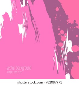 Vector abstract artistic graphic colorful ink drops texture background template