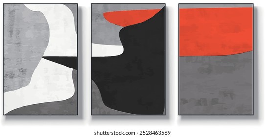 Vector abstract artwork background. Geometric. Stylish modern wall art,