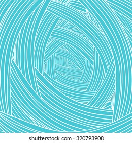 Vector Abstract Azure Wave Background. Abstract Wave Pattern.