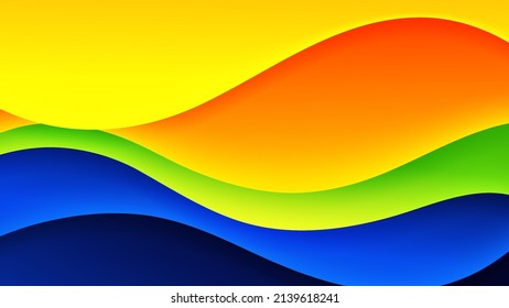 Vector abstract backgrond with soft gradient color and dynamic shadow. Vector background for wallpaper. Eps 10