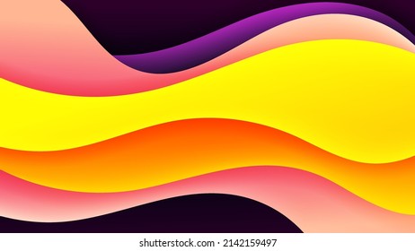 Vector abstract backgrond with soft gradient color and dynamic shadow. Vector background for wallpaper. Eps 10